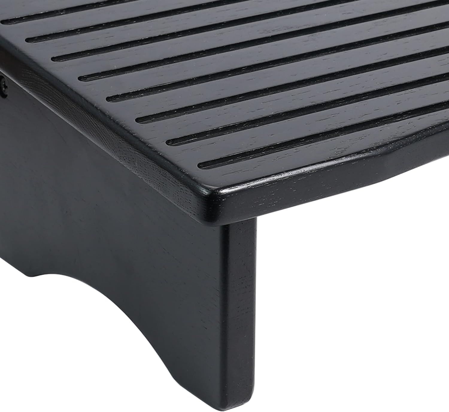 ODEJIA Ergonomic Wood Footrest - Non - Slip Slanted Top for Office/Desk - ODEJIA Footstool