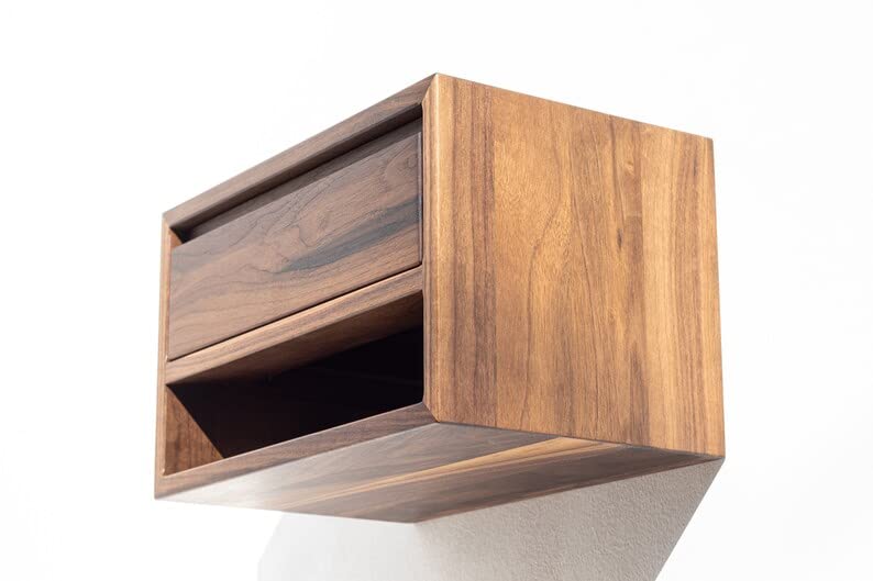 ODEJIA Furniture Wooden Bedside Table for Bedroom | Wooden Nightstand Lamp Table with 1 Drawer - ODEJIA End Table