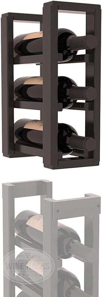 ODEJIA Handmade Rustic Wall - Mount Wine Rack – Holds 3 Bottles, Wooden Kitchen Wine Holder - ODEJIA Wine Rack