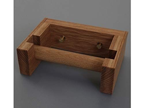 ODEJIA Rustic Wooden Toilet Paper Holder – Wall - Mounted Brown Roll Hanger (Natural) - ODEJIA Towel Holder