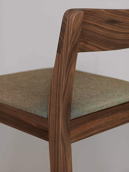 ODEJIA Simple Wooden Bar Chair Out Door Bar Chair Kitchen Counter Bar Stool