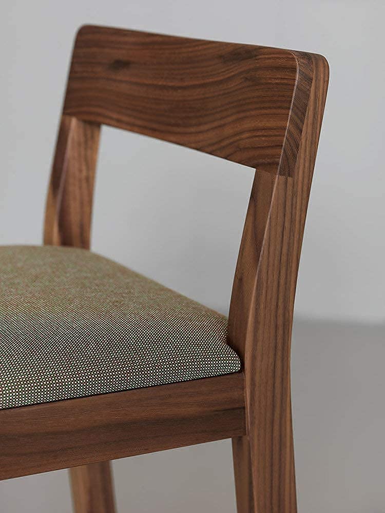 ODEJIA Simple Wooden Bar Chair Out Door Bar Chair Kitchen Counter Bar Stool