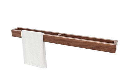 ODEJIA 32'' Wall - Mounted Sheesham Wood Towel Rack & Shelf Set - 1 Towel Holder & 1 Shelf - ODEJIA Towel Holder