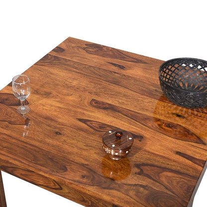 ODEJIA Coffee Table for Living Room | Center Table | Carved NET Coffee Table | Provincial Teak Finish - ODEJIA Coffee table