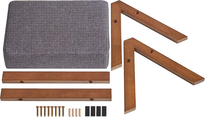 ODEJIA Modern A - Shaped Footstool - Sponge - Padded Wooden Ottoman, 11.8 - ODEJIA Footstool