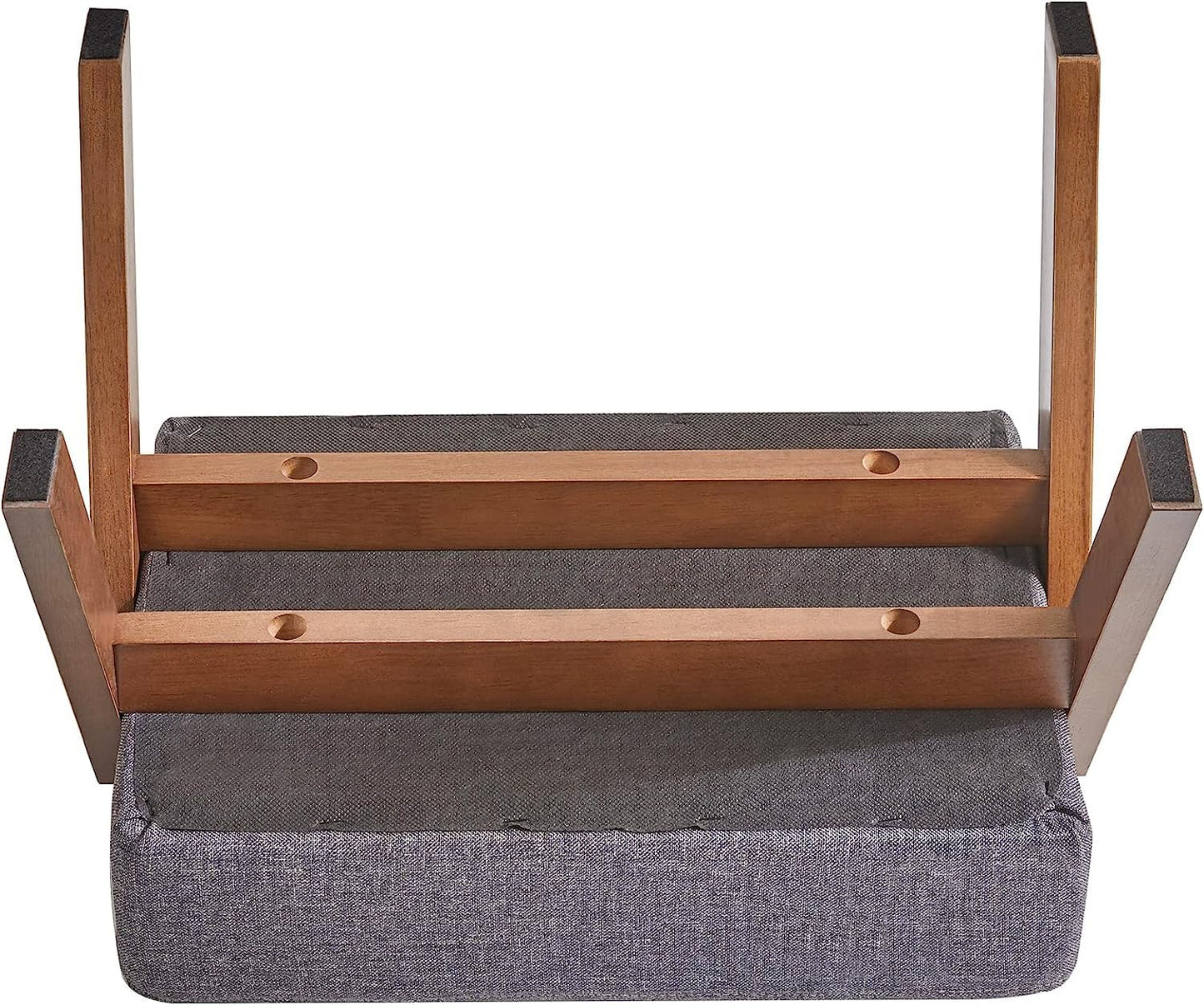 ODEJIA Modern A - Shaped Footstool - Sponge - Padded Wooden Ottoman, 11.8 - ODEJIA Footstool