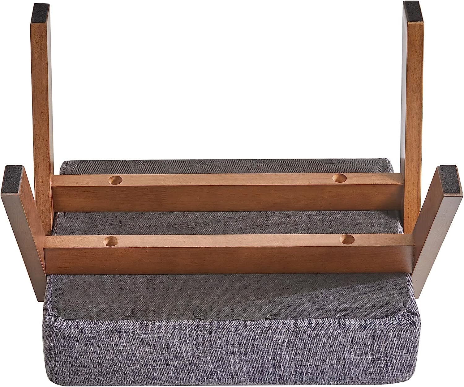 ODEJIA Modern A - Shaped Footstool - Sponge - Padded Wooden Ottoman, 11.8 - ODEJIA Footstool