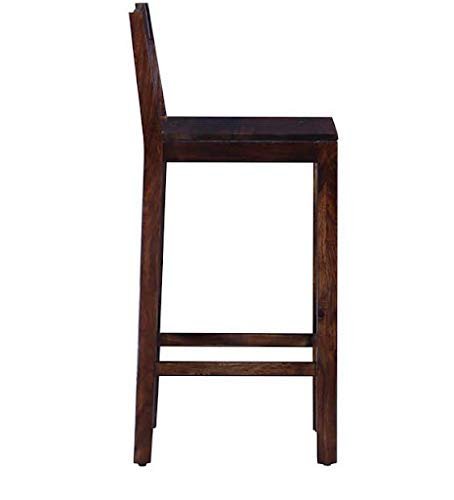 ODEJIA Modern Rectangular Rosewood Wooden Bar Stool in Walnut Finish for Home Bar Chair Size: 16 x 16 x40inch Seating Height 29.5inch - ODEJIA Bar Chair