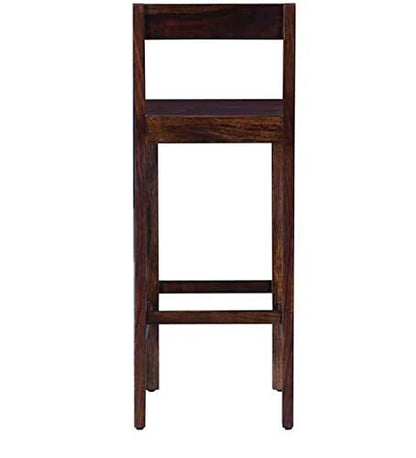 ODEJIA Modern Rectangular Rosewood Wooden Bar Stool in Walnut Finish for Home Bar Chair Size: 16 x 16 x40inch Seating Height 29.5inch - ODEJIA Bar Chair