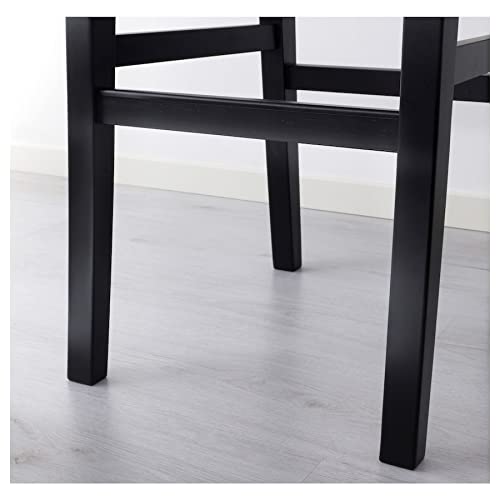ODEJIA Rosewood Bar Chair Set of 2 - Black Backless Wooden Stool for Restaurant, Bar, Kitchen, and Café - ODEJIA Bar Chair