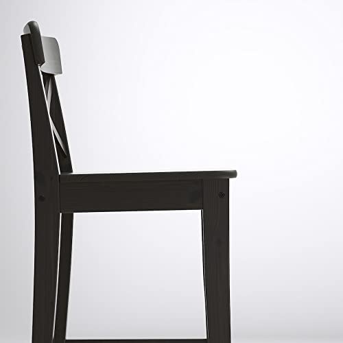 ODEJIA Rosewood Bar Chair Set of 2 - Black Backless Wooden Stool for Restaurant, Bar, Kitchen, and Café - ODEJIA Bar Chair